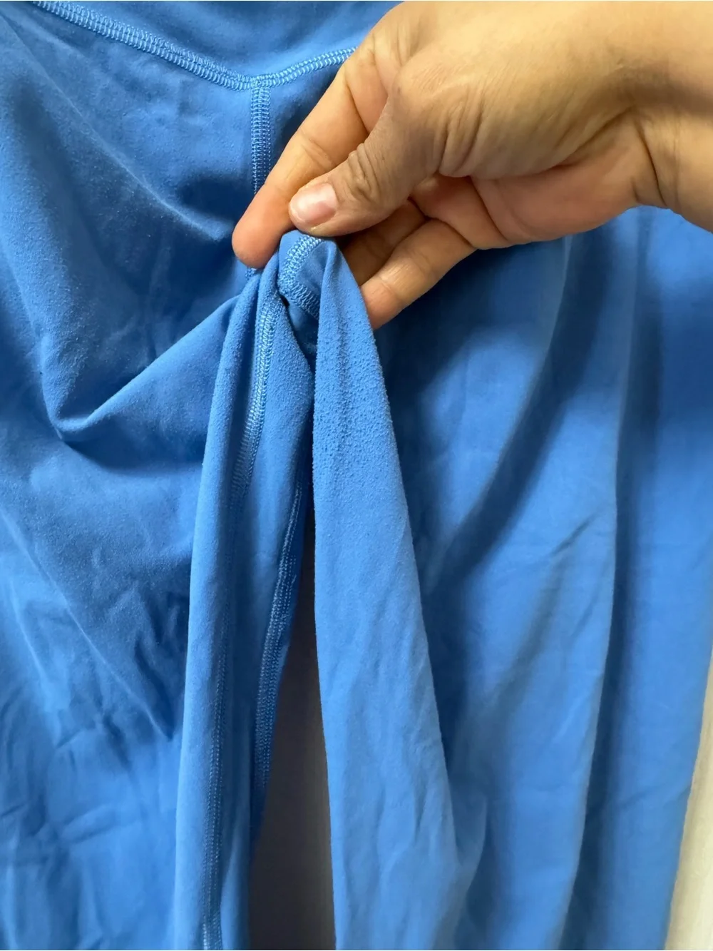 Blue High-Waist Active Leggings